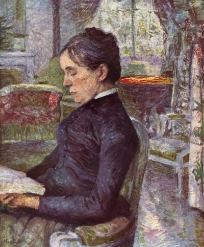 Portrait de la Comtesse A. de Toulouse-Lautrec - Henri de Toulouse Lautrec